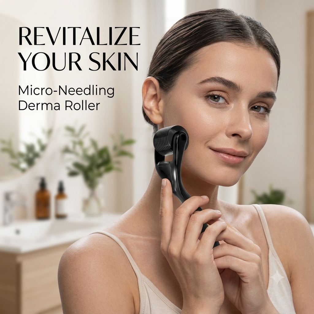 Derma Roller for Men & Women – Microneedle Personal Care Tool